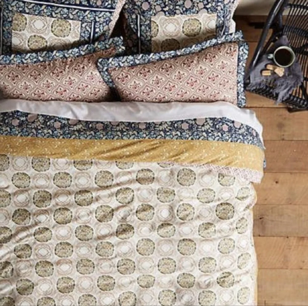 Anthropologie Anthro Home Meguro Cotton Slub Duvet Cover